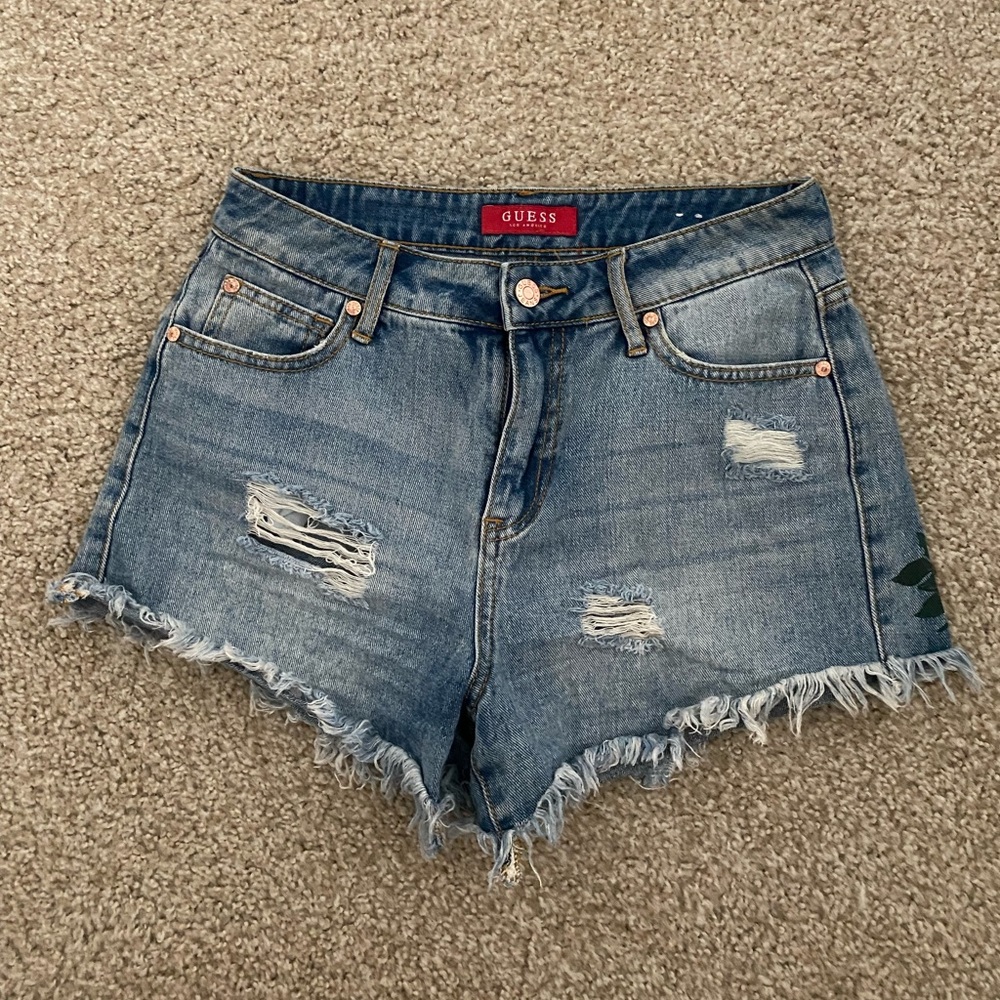 Guess Women’s Distressed Short Shorts